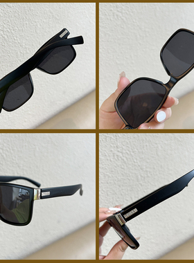 磨砂茶复古个性防紫外线墨镜女黑色街拍男款偏光太阳镜开车眼镜潮