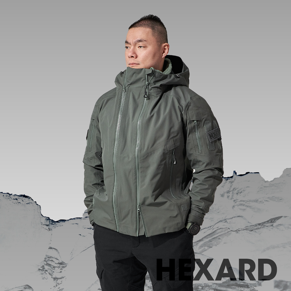 HEXARD SLR-01HS 硬仗冲锋衣 硬壳户外战术机能 - 图3