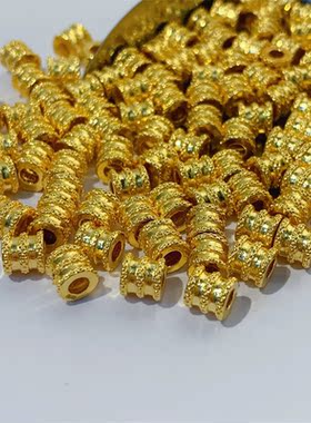 女足金路路通转运珠项链吊坠套链