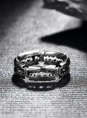 个性街头原宿暗黑风男女刀片戒指