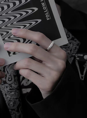 S925银貔貅戒指男潮小众高级感