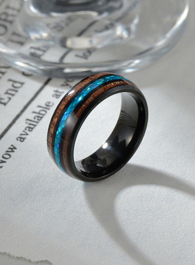 高级感小众设计钛钢不掉色戒指男