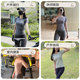 可欣雅瑜伽服女2026秋冬长袖速干吸汗普拉提训练健身上衣套装运动