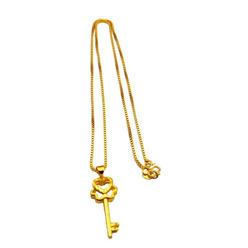 bq越南女镀k黄金色首饰沙金项链 贝茜项链