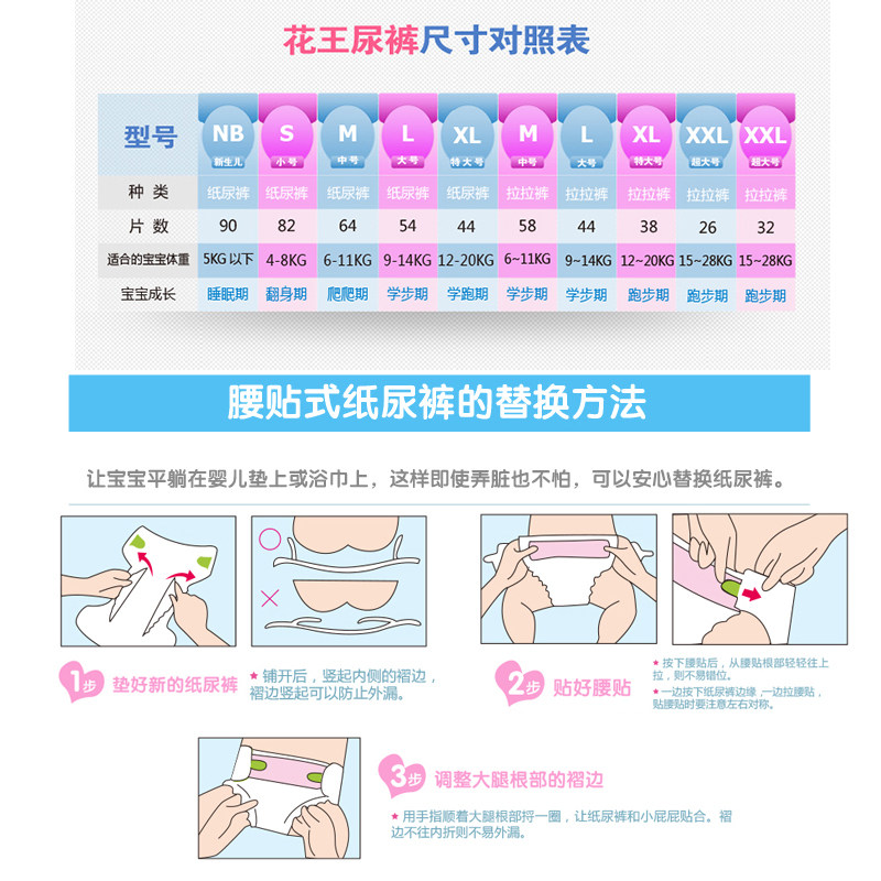 日本进口花王l58*4婴儿纸尿裤 欣德海外纸尿裤