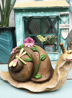 蜗牛阳台园艺户外庭院仿真动物