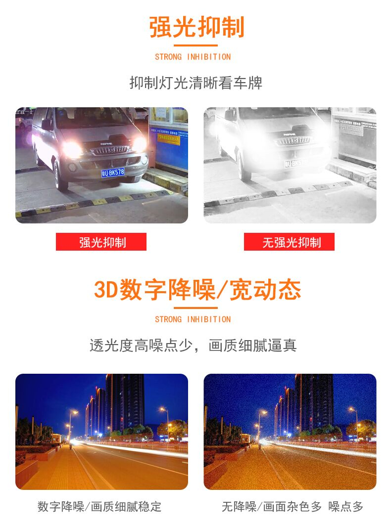 24V大货车四路监控一体机专用摄像头超清1080P前后左右宽动态夜视 - 图1