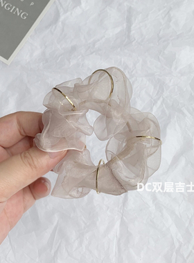 发绳少女纱大肠发圈仙女淑女