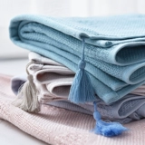 毛毛雨 Хлопковое полотенце для умывания, мягкое очищающее молочко для домашнего использования подходит для мужчин и женщин, хорошо впитывает воду