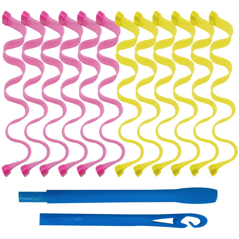 晚上睡觉卷发神器塑料懒人蛋卷泡面头睡眠不伤发女自己卷发棒短发 - 图3