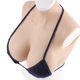 High collar men's cross-dressing silicone prosthetic breasts
