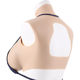High collar men's cross-dressing silicone prosthetic breasts