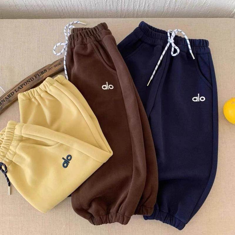 儿童运动裤纯色春秋新款男童束脚休闲裤韩版潮牌刺绣宝宝女童卫裤,淘宝优惠券,粉丝福利购,淘宝优惠卷