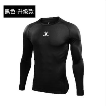 KELME Kelme Football Tights Men's Sports T-shirt Long Sleeve Fitness Clothing Quick Drying Compression Clothing Running Training Shirt