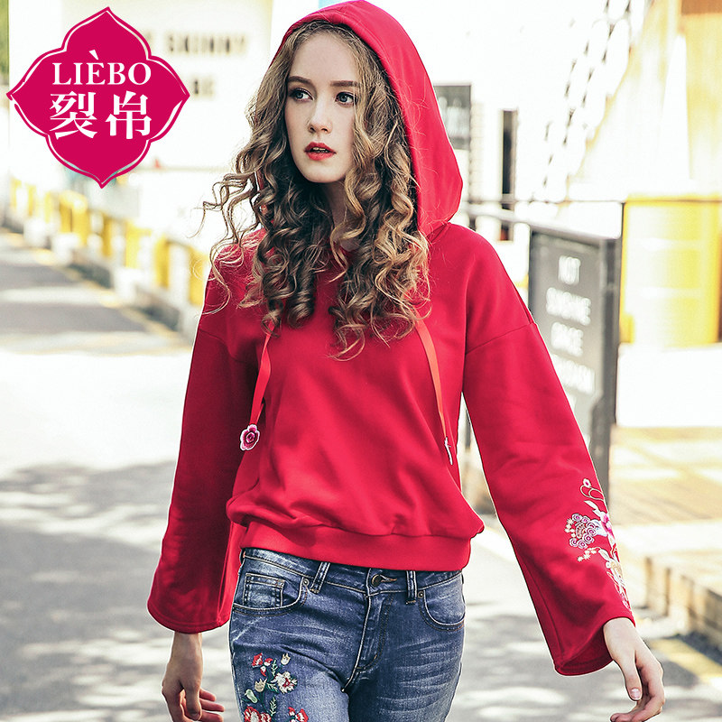  裂帛立天卫衣/绒衫