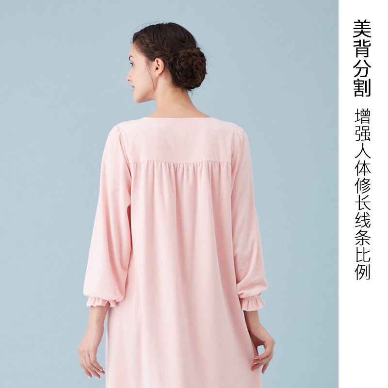 CA BRIDA/嘉德丽亚秋冬【月影】爆款法式经典长袖睡裙G1107C1 - 图2