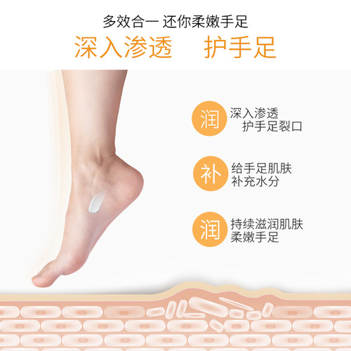 马油护手霜脚后跟干燥裂口膏防裂开裂护手足裂口粗糙保湿滋润 - 图0