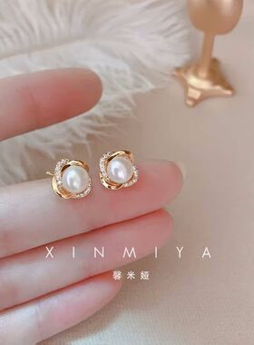 精致耳环女复古法式小众气质高级感耳钉新款耳饰潮流优雅时尚百搭