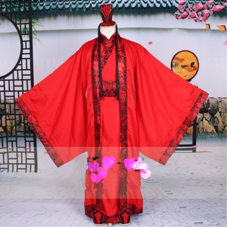 蜜糖依恋旗舰店古装 男汉服 唐装秦朝春秋战国三国臣子官服汉朝大臣古代演出服装3