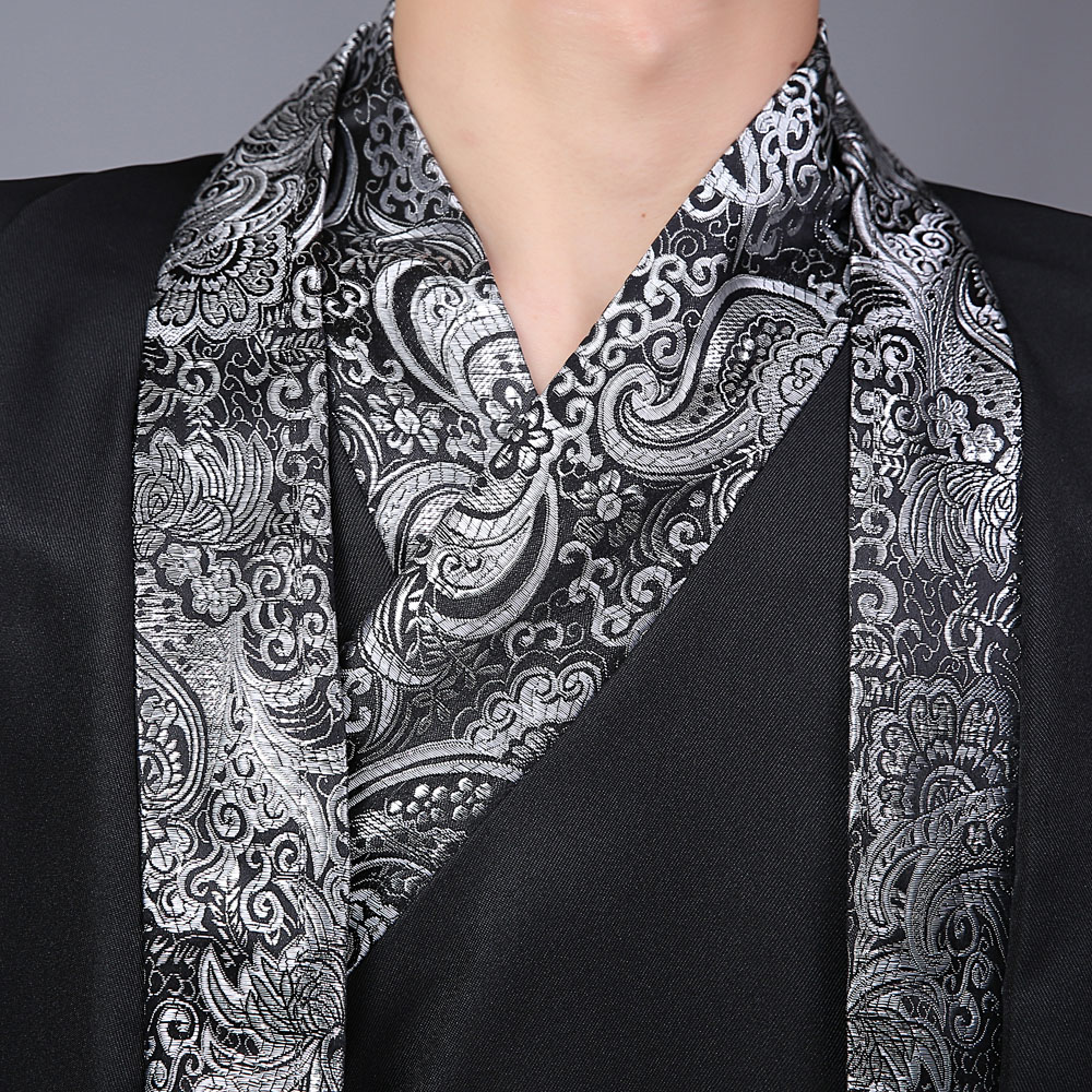 蜜糖依恋旗舰店新款剑客侠客古装 大侠服装 唐装汉服 古代侠客男装武士表演服装2