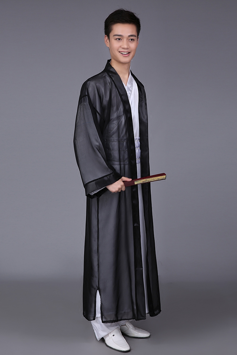 蜜糖依恋旗舰店新款剑客侠客古装 大侠服装 唐装汉服 古代侠客男装武士表演服装2