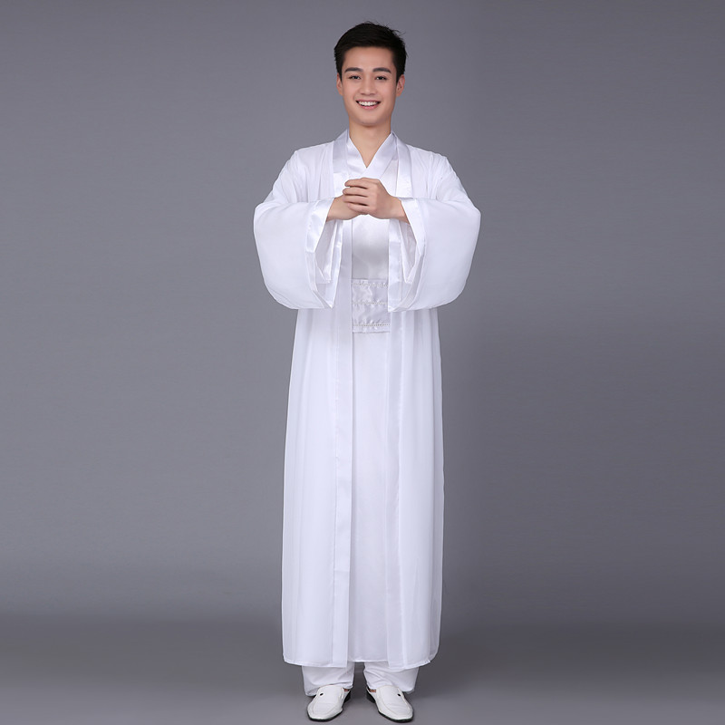 蜜糖依恋旗舰店书生装才子服古代学生梁祝古装汉服年会小品舞台表演出服男女服装1