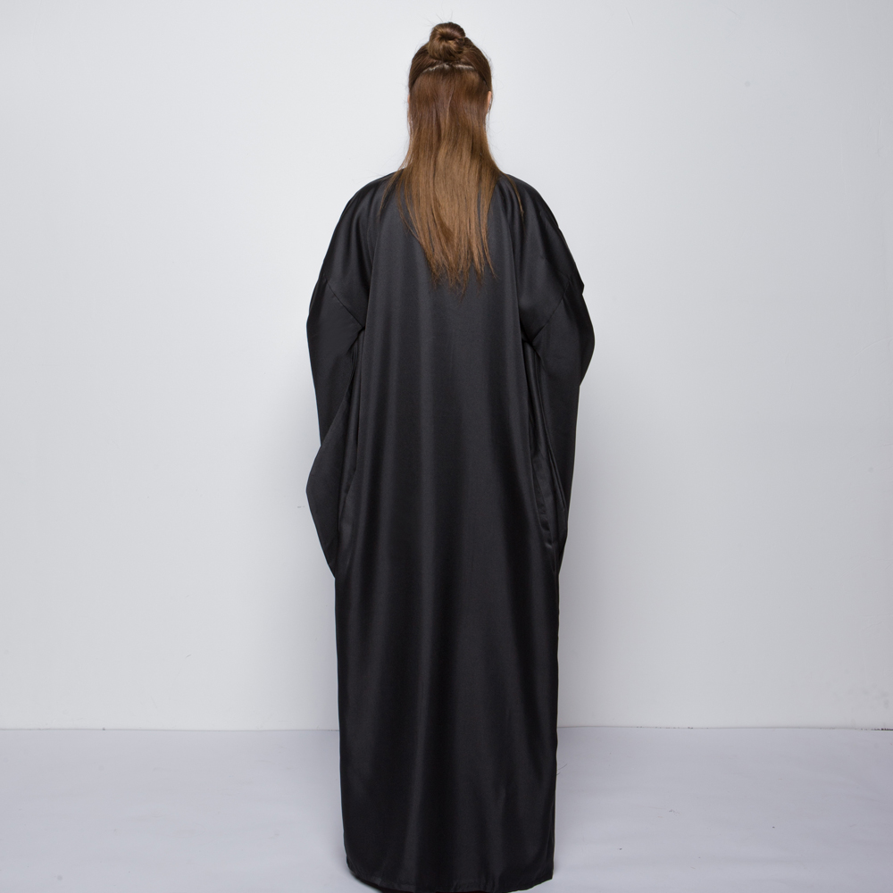 蜜糖依恋旗舰店直裾深衣古装演出服装男士黑色汉服直裾大氅深衣影楼古代华服唐装3