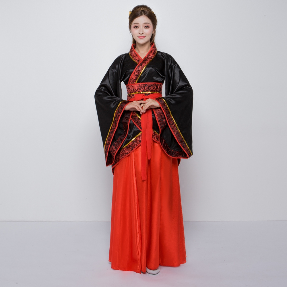 蜜糖依恋旗舰店汉服女装汉服曲裾古装服装汉服民族服装舞台装女古装曲裾演出服装0