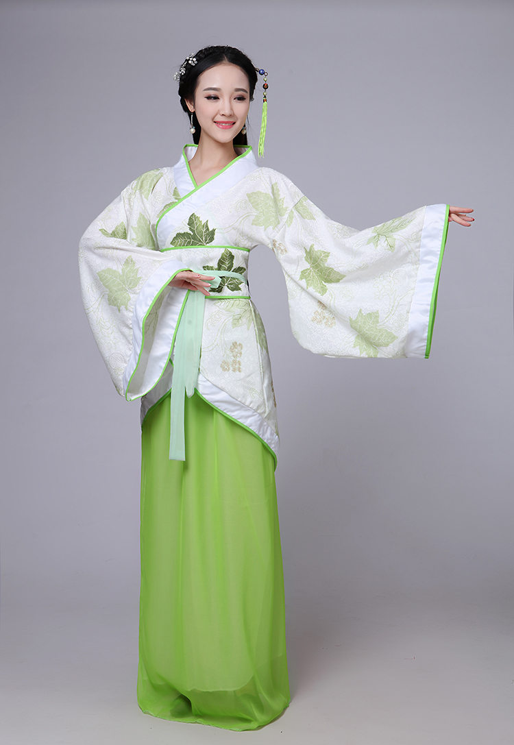 蜜糖依恋旗舰店蜜糖依恋古装曲裾女服装仙女唐朝古代汉服演出服古典舞蹈襦裙贵妃3