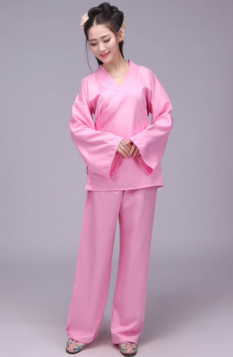 蜜糖依恋旗舰店古装武侠内衣里衣睡衣斜领汉服中衣汉唐古装寝衣中式婚服内衣2