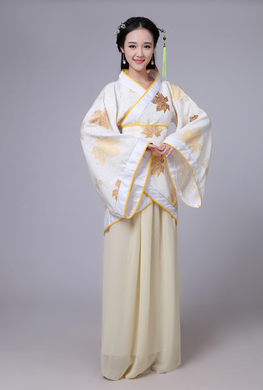 蜜糖依恋旗舰店古装女唐装汉服正规双绕曲裾表演服写真仙女襦裙成人礼演出服服装2