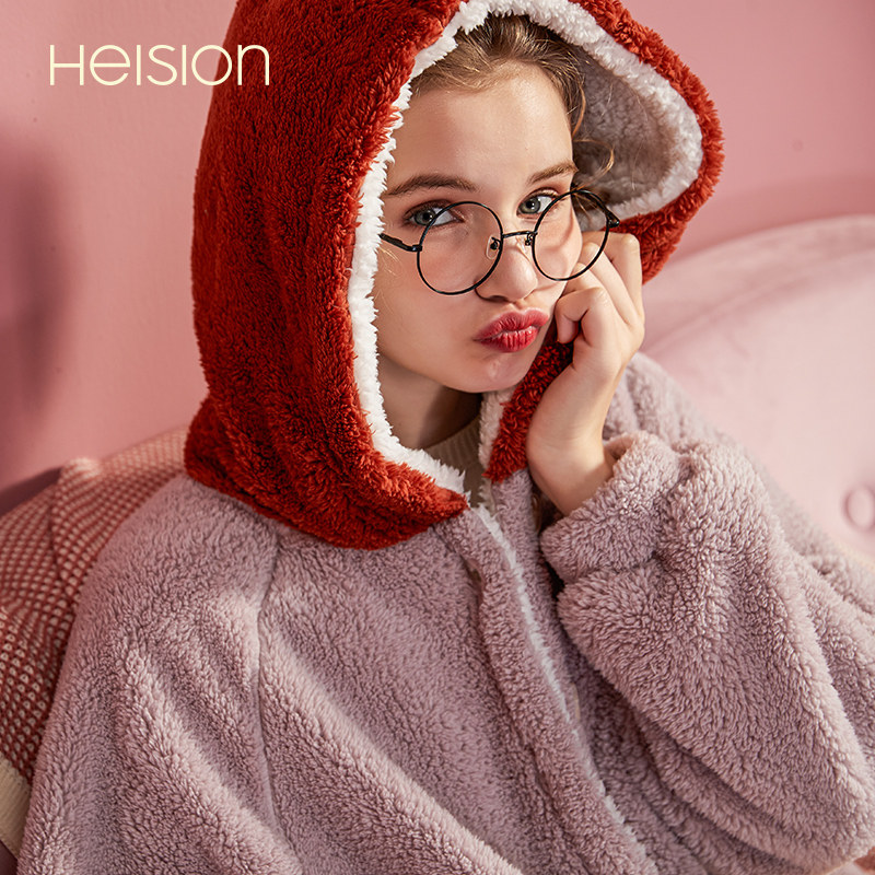 秋冬长款2020年新款可爱甜美睡袍 海之宁睡袍/浴袍