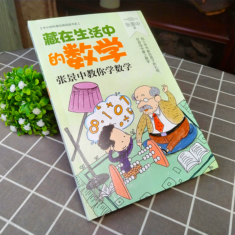 藏在生活中的数学 张景中著 中小学科普经典阅读书系 思考数学问题的思路和方法 学会用数学家的眼光看问题小学生课外数学读物书籍 - 图3