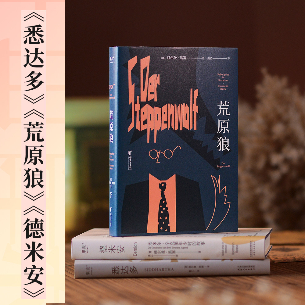 姜乙译梦 黑塞小说三部曲作品集 悉达多+德米安+荒原狼 诺贝尔文 - 图3