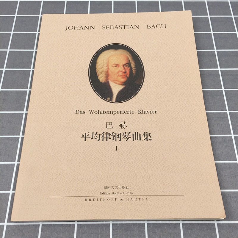 巴赫平均律钢琴曲集1  钢琴平均律练习曲谱教材书 流行曲谱 钢琴书 钢琴曲 钢琴谱音乐书 布鲁诺穆杰里尼 湖南文艺出版社 - 图0