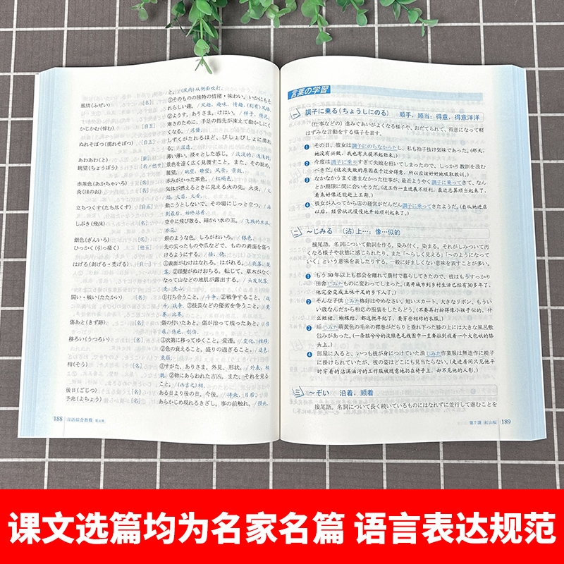 外教社 日语综合教程5 第五册 日语综合教程第一二三四六七八册日语专业本科高年级日语精读课教材 大学日语教材 大一二三日语教材 - 图2