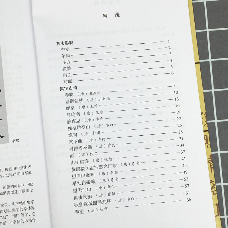 颜体集字古诗 颜真卿多宝塔碑 中国古诗集字系列 徐方震编 楷书毛笔字帖书法临摹作品集 简体旁注米字格字 上海书画出版社 - 图3