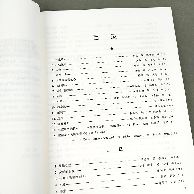 中国音乐学院吉他考级教材 民谣吉他考级标准教程 考级书籍 曲集曲目曲谱 社会艺术水平考级全国通用教学 一四1-4级中国青年出版社 - 图1