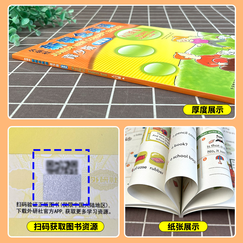 新概念英语青少版入门级a 学生用书+练习册全两册 入门b级1A1B 2a2b 3a3b 4a4b 5a5b教材阅读小学生英语教程书籍新概念英语小学版 - 图3