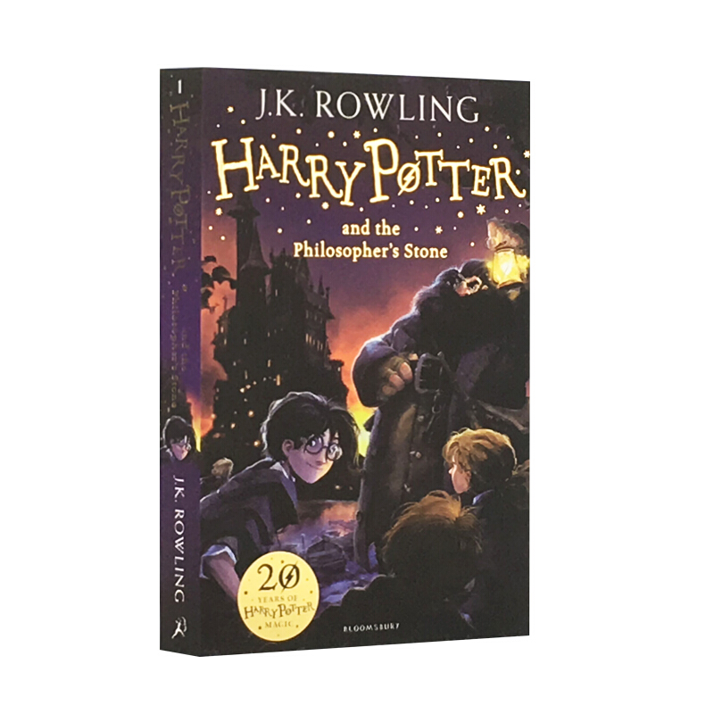 哈利波特与魔法石英文原版书1 Harry Potter英语原版全英文小说哈利波特原著第一部英文原版图书经典小学初中寒假课外书非绘本漫画 - 图3