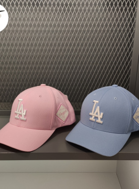 mlb韩国刺绣男女款灰色鸭舌帽子