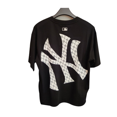 进宝家韩国mlb短袖新款夏背大标t恤la老花男女满标半袖上衣tsm2 虎窝淘