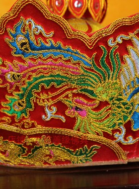僧帽毗卢帽精绣毗罗帽唐僧佛帽五佛冠法师帽袈裟僧衣服装道具包邮