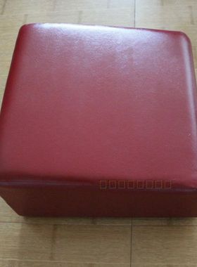 莲花皮尤实木方凳子 拜凳 拜垫 蒲团 矮方凳矮座家用包邮圆形垫子