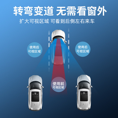 适用凯迪拉克CT4/5/6车内后视镜大视野XT5/4/6防炫目室内倒车蓝镜 - 图1