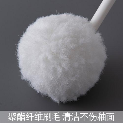 日本进口长柄马桶刷家用无死角洗厕所刷子坐便器卫生间清洁刷神器 - 图1