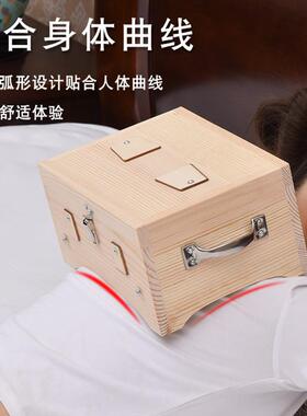 艾灸盒随身灸家用无烟木制通用全身肚子腹部腰部实木大号悬灸盒子