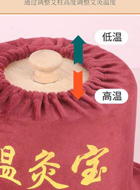 加粗艾柱专用罐4cm艾柱大艾柱用盒雷火灸器具艾灸盒子随身灸家用