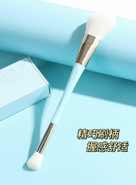 彩棠修容刷双头刷子化妆刷彩塘轮廓刷遮瑕刷高光刷点彩刷鼻影刷