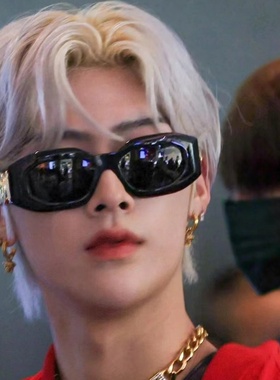 方形复古男女赵露思同款太阳眼镜